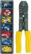 BLOW Krimptang Set met Draadstripper - Inclusief Geïsoleerde Kabelschoenen - 190mm - PVC/CS - AWG 22-8