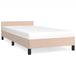 VidaXL Bedframe met hoofdeinde zonder matras Cappuccino 90x200 cm