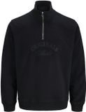 JACK&JONES JORBLEECKER BRANDING SWEAT HIGH N BF PLS Jongens Sweater Zwart EU3XL US1XL