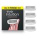 Wilkinson Sword Intuition Complete Care-scheermesjes voor vrouwen, Hydro-Boost-serum, 3 navulmesjes + 1 bonusmesje