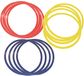 Megaform platte hoepels set - 12 stuks plat speelgoed hoepel voor sport en spel.