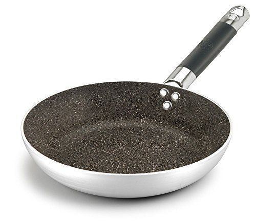 Pentole Agnelli ALSA11BBINF24 Infinity Low verzonken aluminium pan met \"coolem\" roestvrijstalen buisgreep, 24 cm, zilver