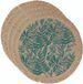 Creative Toys Creative Tops Placemats, Set van 4 Stuks, Geweven, Groene Bladeren, 42 cm