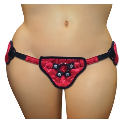 Sportsheets Plus Red Lace met Satin Corsette Strap On