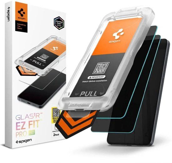 Spigen GLAS.tR EZ Fit Pro HD Privacy-schermbeschermer Samsung Galaxy S26+ Zwart
