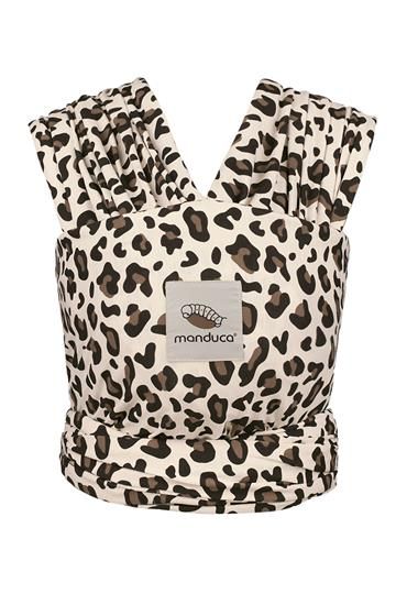 Manduca Sling LimitedEdition Leo - Babydraagdoek - Zwart/Bruin