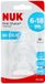 NUK 10124014 First Choice+ Anti-Colic drinkzuiger, siliconen, geschikt voor grenen NUK vorm M voor melk M (6 - 18 maanden)
