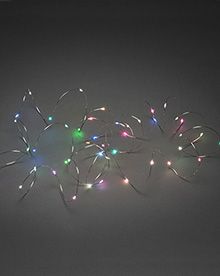 KONSTSMIDE 50 Micro RGB LED Light Set - Zilver - Binnen