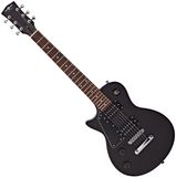 Gear4music 3/4 New Jersey Linkshandige Elektrische Gitaar, Zwart