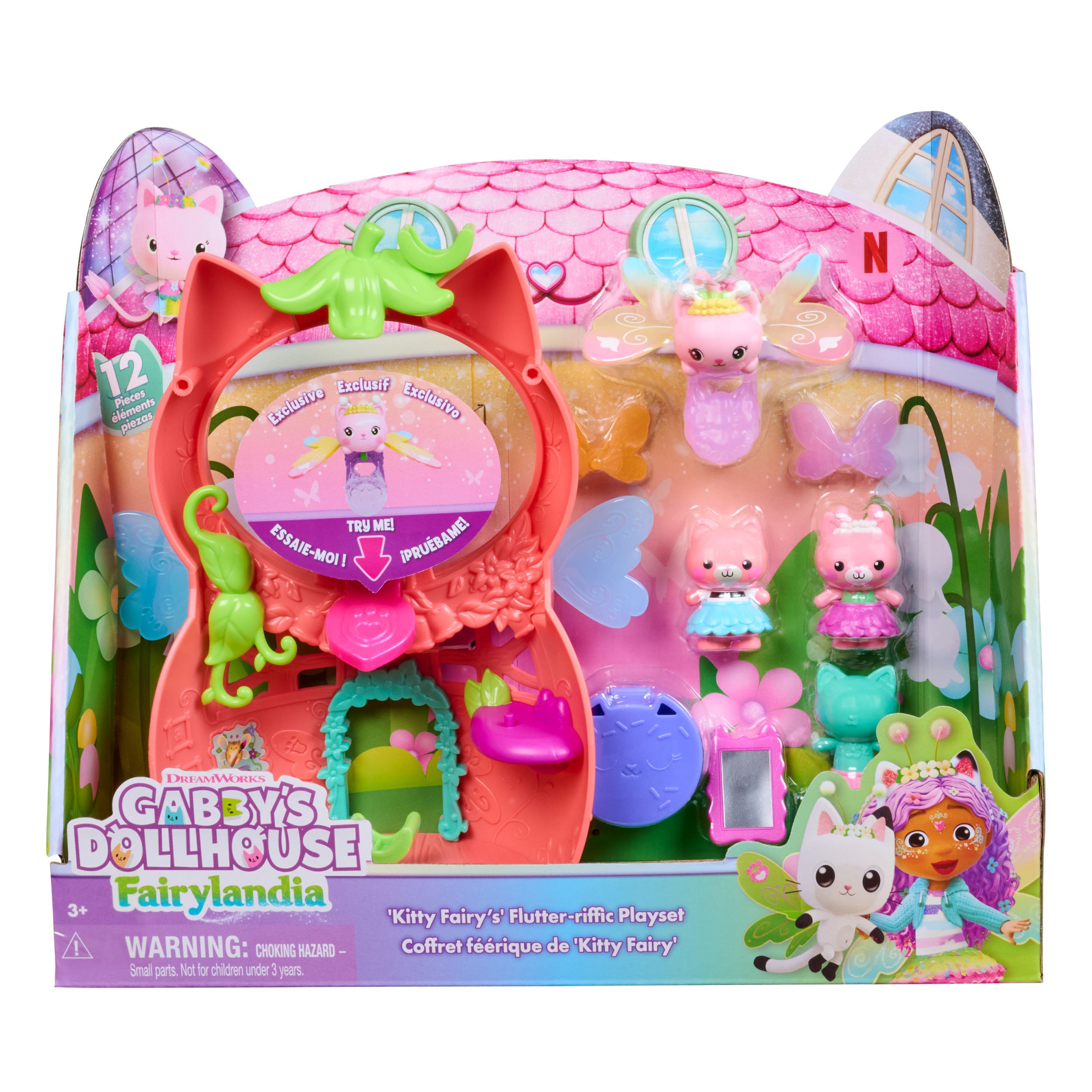Spin Master Gabby's Dollhouse Fairylandia Dress up Room - 12-delige Feeënpeelset