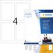 Herma Etiketten 8882 Flessen 90x120mm A4 Glanzend Wit 32 Stuks