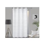 Soleil d'Ocre Louis Voilage, Polyester, Wit, 140 x 250 cm