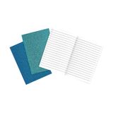 Ooly Oh My Glitter! Notebooks: Aquamarine & Sapphire - Set of 3