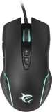 White Shark Azarah Gaming Muis met RGB – 6400 DPI - 7 Knoppen - Zwart