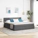 Maison Exclusive - Lit de rangement gris foncé 180 x 200 cm cuir synthétique