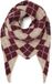 ICHI IAGYLE SC Foulard Femme Polyester Zinfandel à carreaux