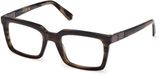 Guess GU50331 Dark green/horn 52/21/140 MAN Brilmonturen