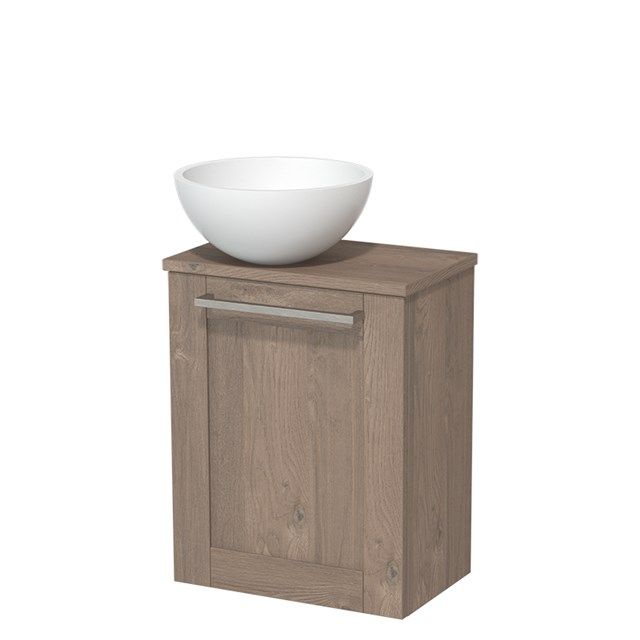 Maxaro Toiletmeubel Modulo Middenbruin Eiken 41 cm