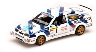 MINICHAMPS Ford Sierra RS Cosworth Rally Test 1986 - Ayrton Senna 1/43