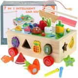 Hra Montessori: Trieur - Légumes - Carottes - Vers de terre