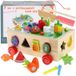 Hra Montessori: Trieur - Légumes - Carottes - Vers de terre