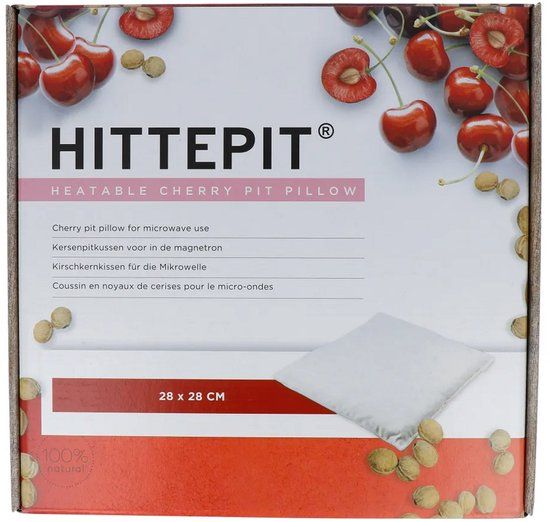 Hittepit Vierkant Kersenpitkussen - Pittenzak Magnetron - 27cm x 27cm