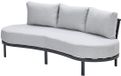 Garden Impressions Toscana loungebank L225 cm - donker grijs