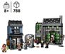 LEGO Harry Potter 76471 Les Boutiques Magiques de l'Allée des Embrumes, Jouet de Construction, 8 ans et plus, Barjow et Beurk, Au Bon Chaudron