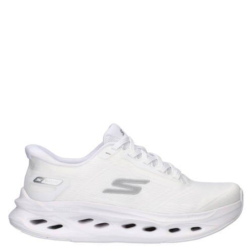 Skechers Hands Free Slip-In Max Cushioning Glide sneakers met logo - wit
