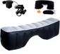 Berocia Holland Connections Auto Luchtmatras Achterbank Gap Pad Vulmatras voor SUV Honden Kinderen Volwassenen Reisbed Kussen Camping Luchtbank Slaaprust Opblaasbaar bed (Blauw Zwart)