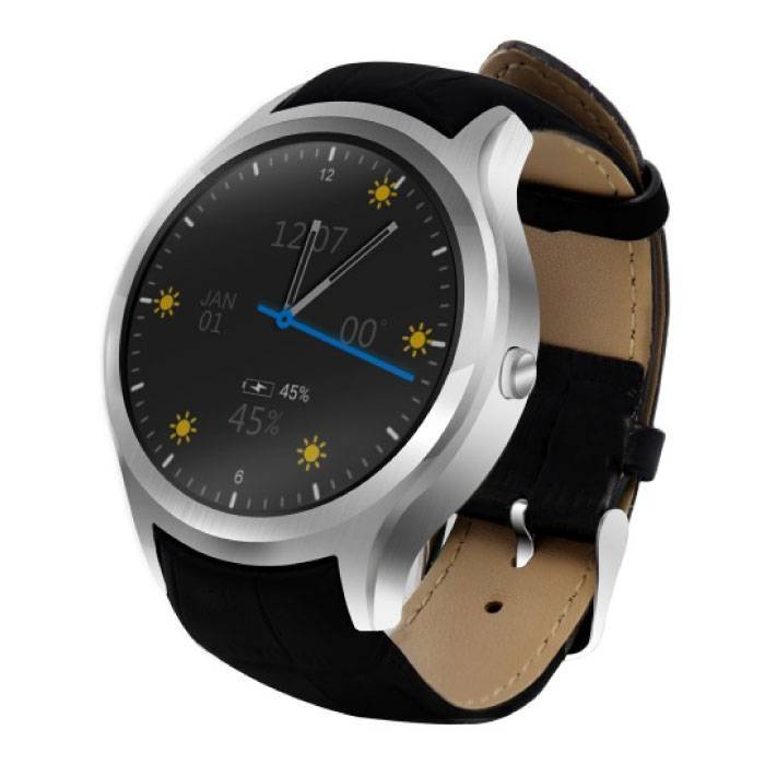 Stuff Certified D5 Smartwatch Smartphone Horloge OLED Android Zilver