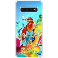 Samsung Bedrukt siliconen hoesje compatibel met Galaxy S10 Mocking bird