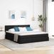 Maison Exclusive - lit de rangement avec matelas noir 180 x 200 cm velours