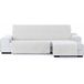 ECOMMERC3 Elastische bankhoes voor chaise longue, normaal rechts, wit
