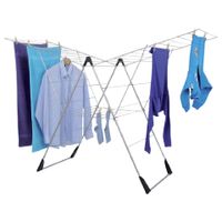 Tomado Floor-standing Drying Rack - Black & Stainless Steel
