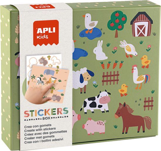 Apli Kids Stickerspel Dieren in de natuur