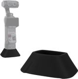 kwmobile Siliconen houder voor Insta360 Luna Ultra - Zelfklevende dashboard camerastandaard, compact met opening voor USB-kabel, zwart