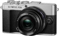 Olympus PEN E‑P7 zwart, zilver