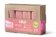 NZEROWAX - Koud Biologisch Wasblok - Cold - Roze, 200g (50gx4)