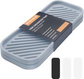Merkloos Siliconen Organizer Tray voor Gootsteen en Badkamer - Set van 2 - Soap en Spons Houder