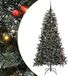 vidaXL Kunstkerstboom met 300 LED Groen 210 cm PVC, Plastic en Staal