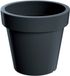 Prosperplast Bloempot/plantenpot voor binnen en buiten - D40 x H35 cm - antraciet - kunststof
