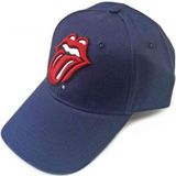 De The Rolling Stones Classic Tongue Baseball pet Blauw