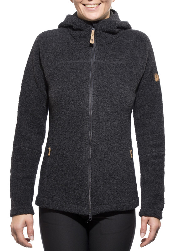 FjÃ¤llrÃ¤ven Kaitum Jas Dames donkere grijs L 2018 Fleece jassen