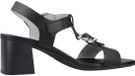 Nero Giardini Sandales Tamigi Lozza Fen Noir Cuir Femme 37