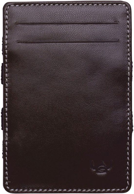 Golden Head Leren kaarthouder Bari RFID Protect Wunder-Börse 4044 Schokoladenbraun