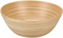 Excellent Houseware Bol à snacks / bol - D18 x H7 cm - bambou - naturel