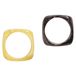 PIECES PCPELLI armband - bruin/geel (set van 2)