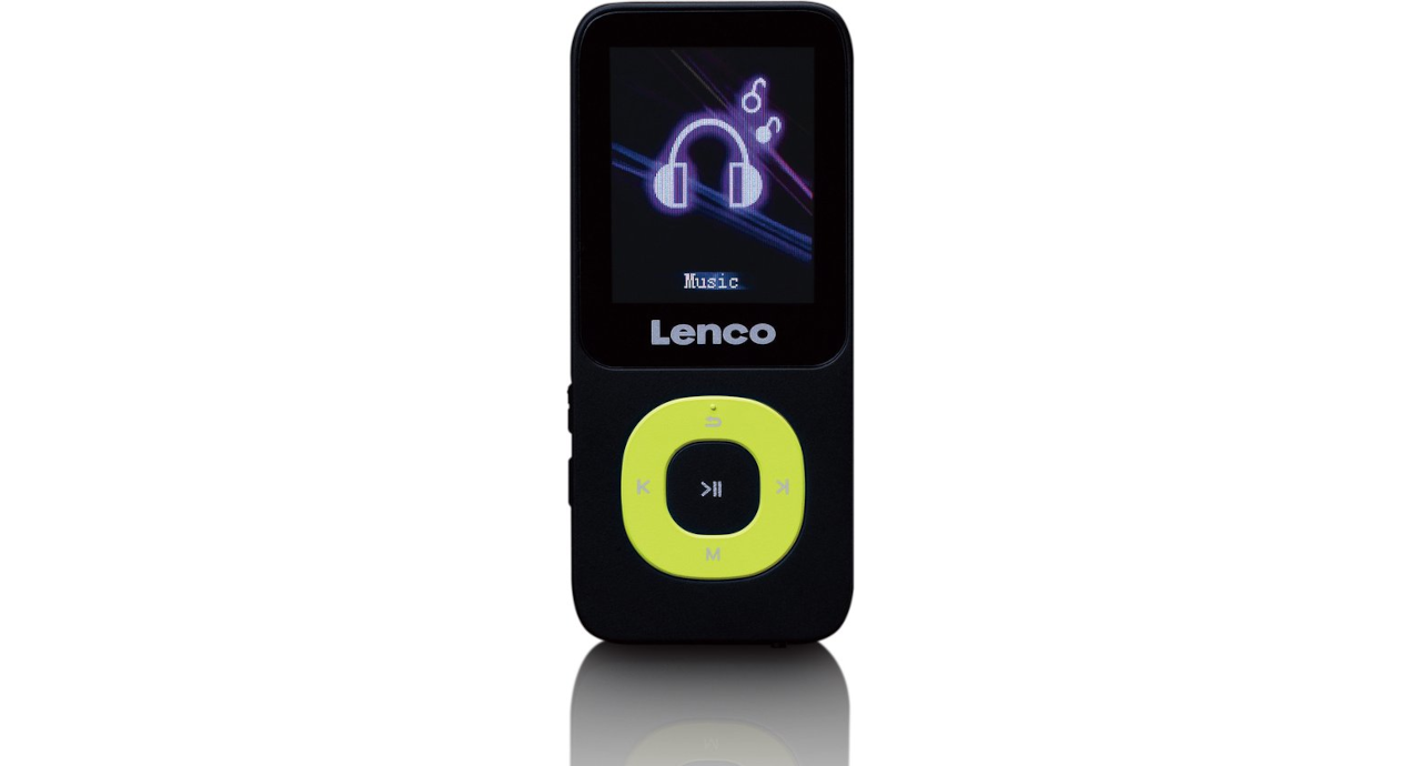 Lenco Xemio-659LM - MP3/MP4-speler met 4GB micro SD kaart, lime