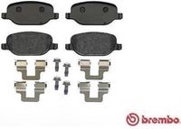 Brembo P23109 Rear Disc Brake Pad - Set of 4
